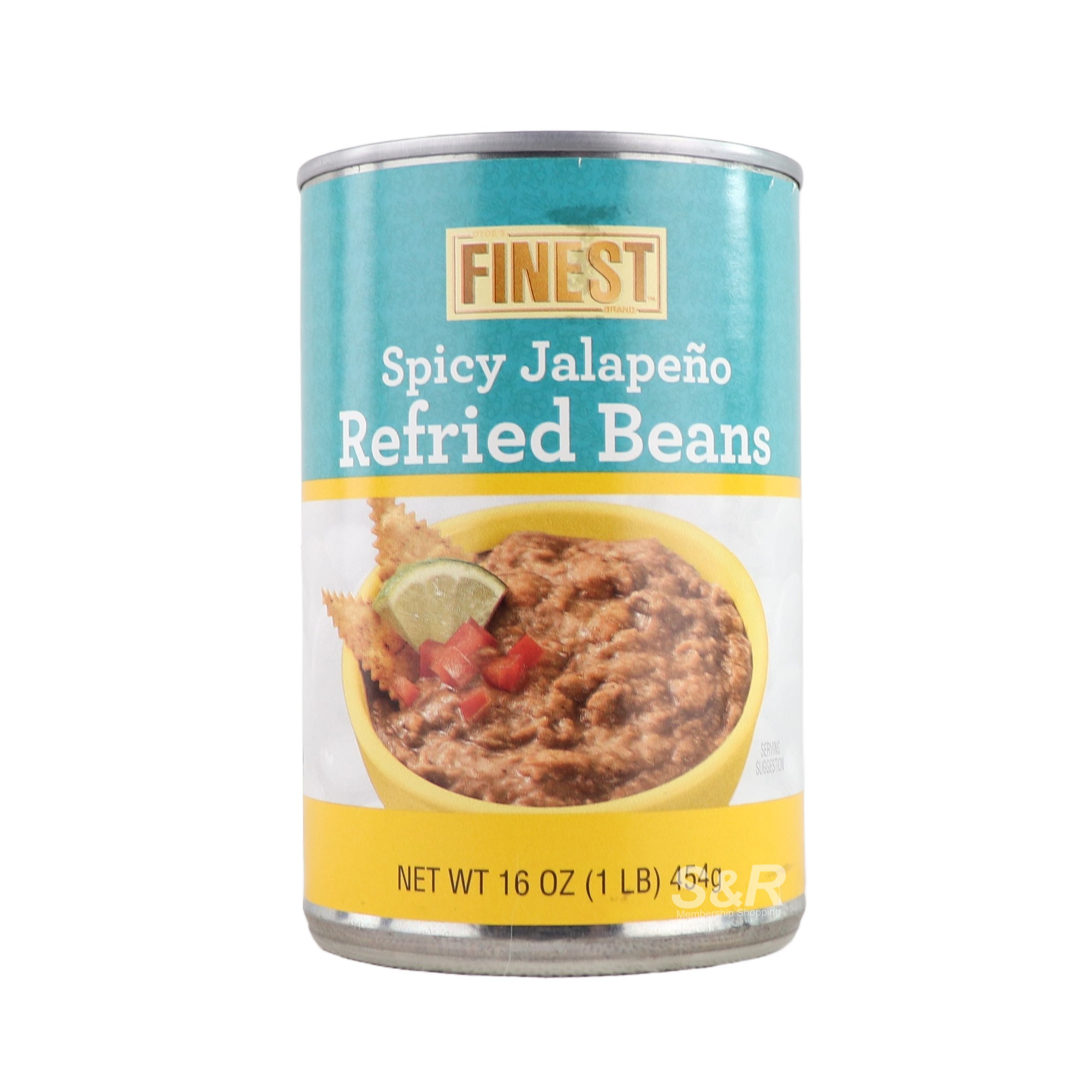 Finest Spicy Jalapeno Refried Beans 454g Finest Spicy Jalapeno Refried Beans 454g